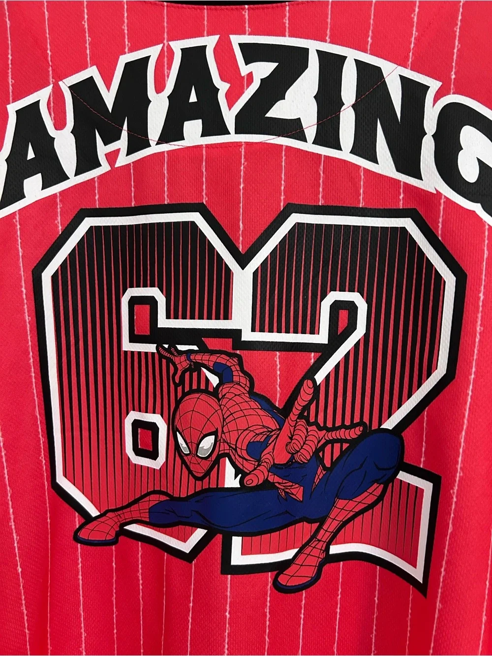 Kids XXL (18) Amazing Spidermand Baseball tee